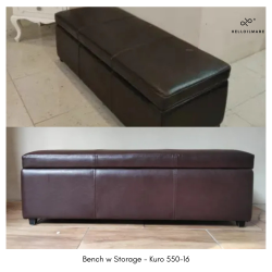 Bench 3 seater with storage - Helloilmare