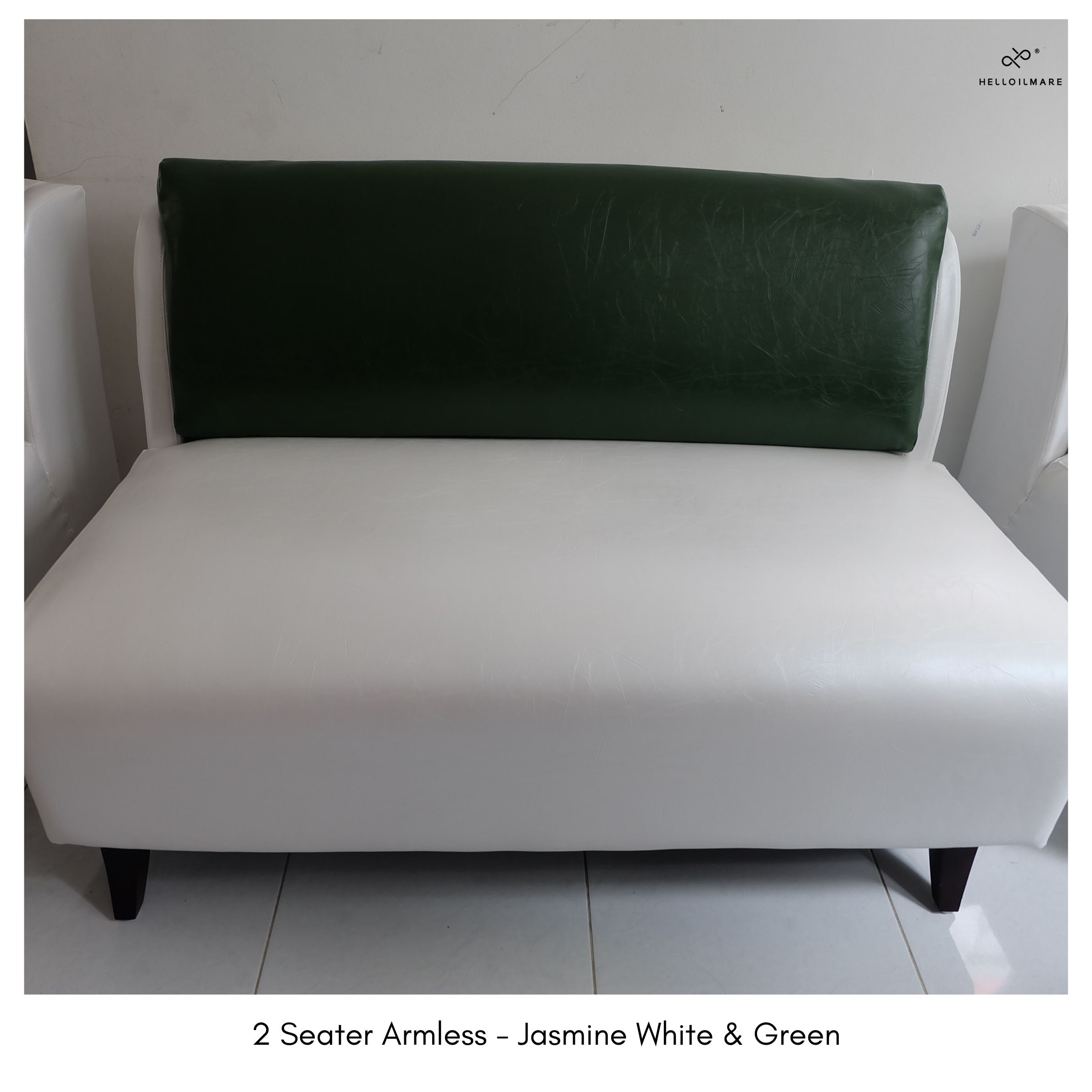 Deluca 2 Seater Armless