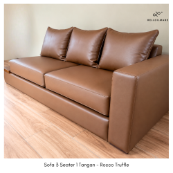 Sofia One Arm Sofa 3 Seater - Helloilmare