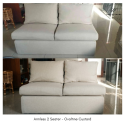 2 Seater Armless Ovaltine - Helloilmare