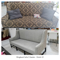 Wingback Sofa 3 Seater - Helloilmare