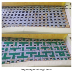 Perbaikan webbing 3 seater - Helloilmare