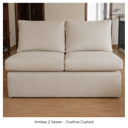 2 Seater Armless Ovaltine - Helloilmare