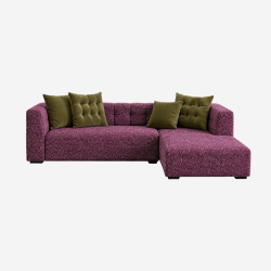 Dusty Palm Olive - Sectional Sofa - Helloilmare