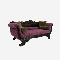 Dusty Palm Olive - Sofa Jati 2 Seater - Helloilmare