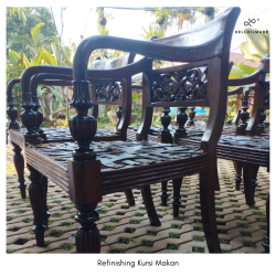 Pengecatan kursi makan - Helloilmare