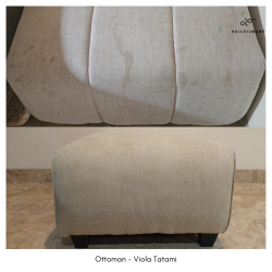 Dusty Palm Olive - Ottoman - Helloilmare