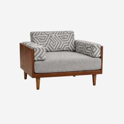 Japandi motif sofa 1 seater - Helloilmare