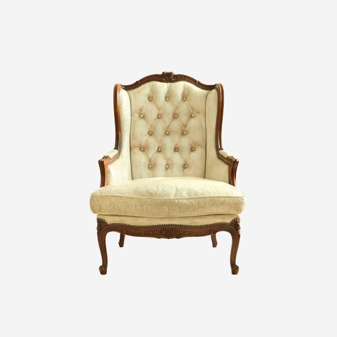 Wing Chair Cabriole