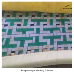 Perbaikan webbing 3 seater - Helloilmare