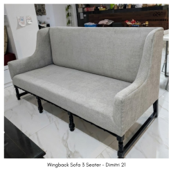 Wingback Sofa 3 Seater - Helloilmare