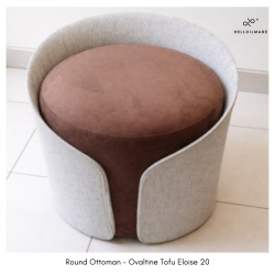 Round Ottoman - Helloilmare