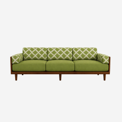 Japandi motif sofa 3 seater - Helloilmare