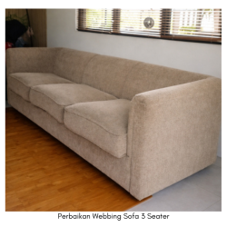 Perbaikan webbing 3 seater - Helloilmare