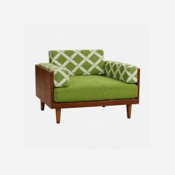 Japandi motif sofa 1 seater - Helloilmare