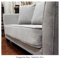 Penggantian busa sofa 2 seater - Helloilmare