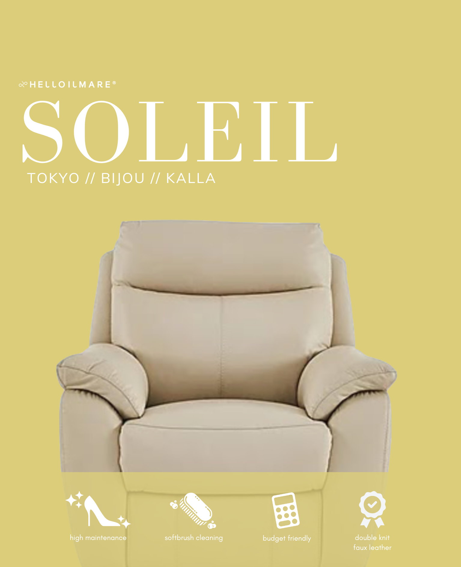 Round sofa alana - Helloilmare