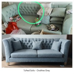 Freya 3 Seater Tufted - Helloilmare