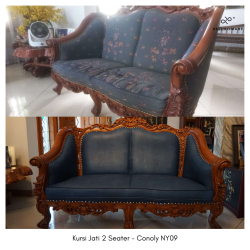 Kursi Jati Monaco Ganesha 2 Seater - Helloilmare